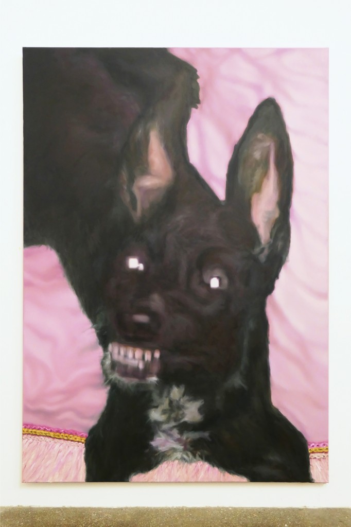 Black Dog, 200x125cm, oil on canvas 2020