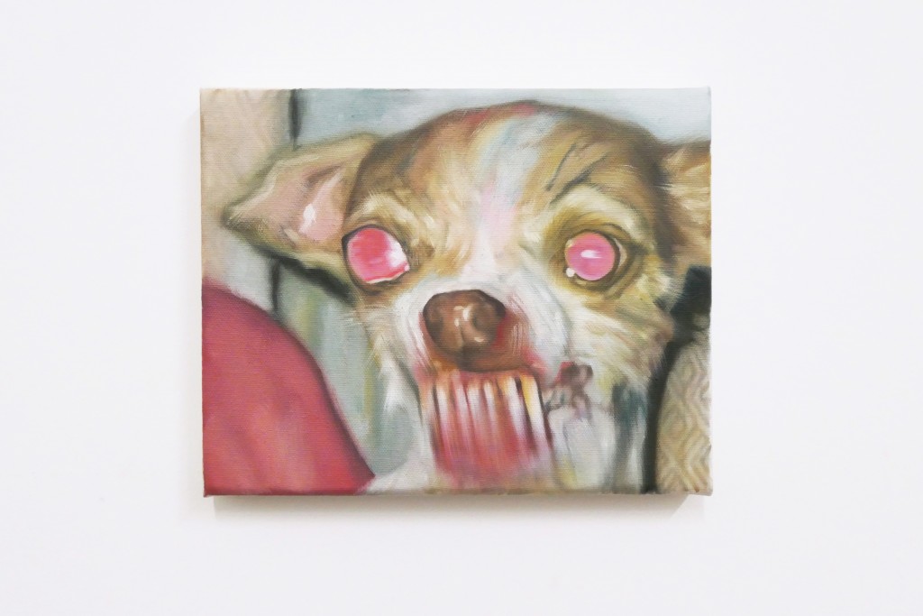 Excarnating, 25x20cm, oil on canvas 2020